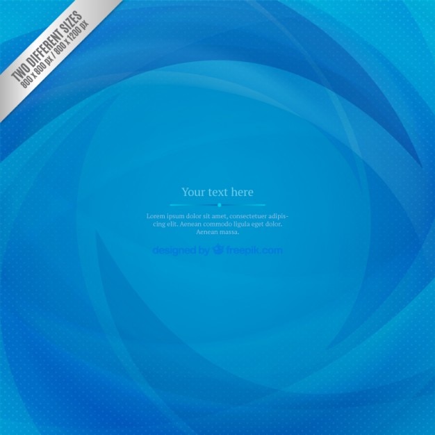 Free vector abstract waves background in blue tones