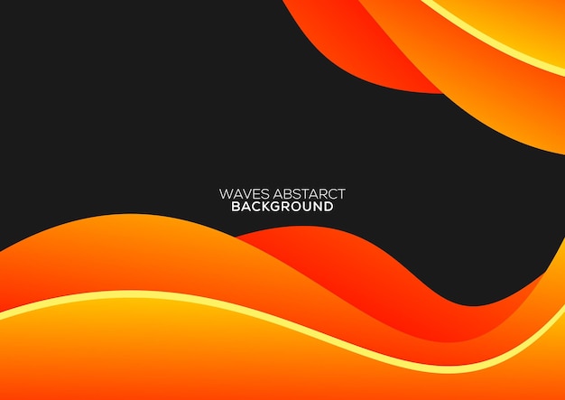 Free vector abstract waves background modern style design