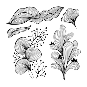 線画 画像 無料のベクター ストックフォト Psd