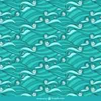 Free vector abstract waves pattern