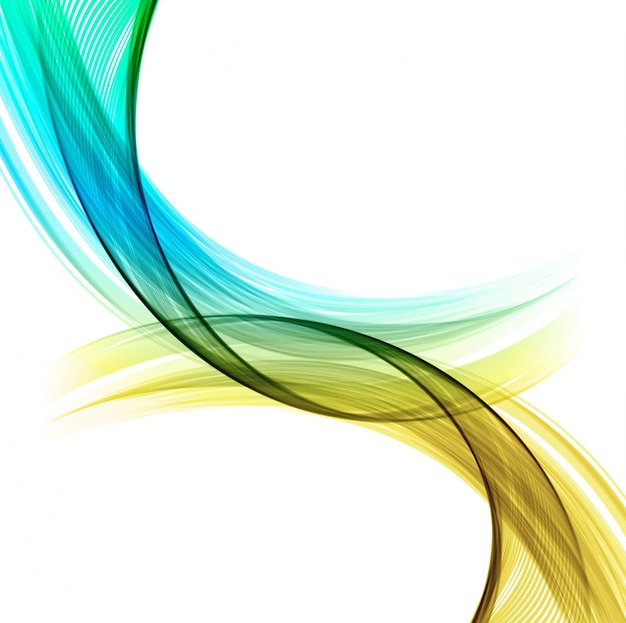 Free vector abstract wavy background