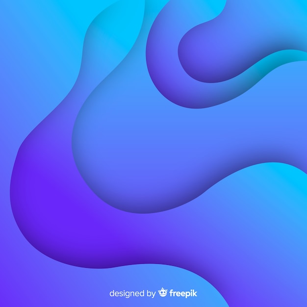 Free vector abstract wavy background