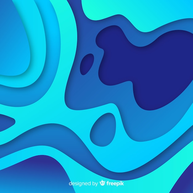 Free vector abstract wavy background