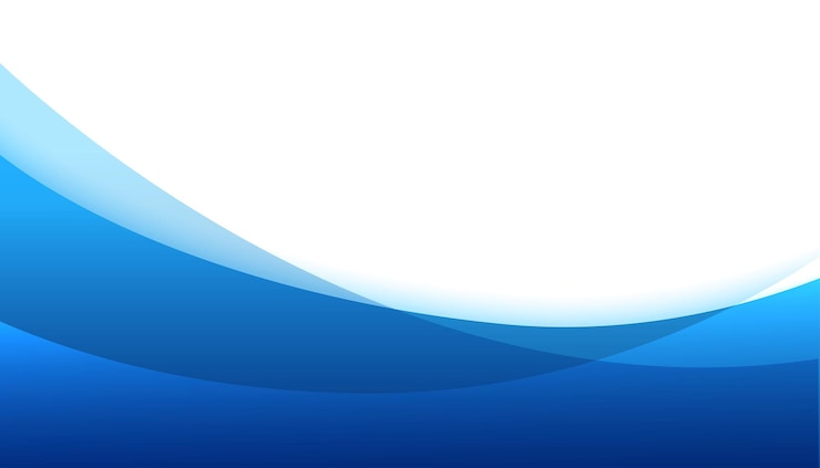 Free Vector abstract wavy flowing motion blue backdrop for business presentation