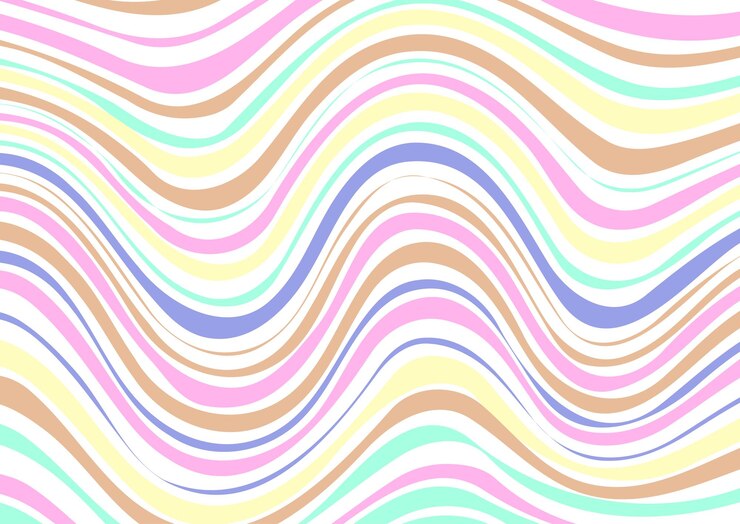 Free Vector abstract wavy lines pattern background