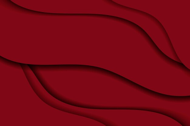 Abstract wavy red background