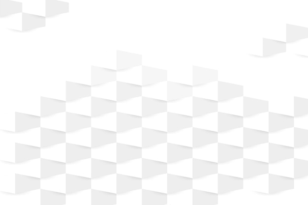 Free Vector abstract white background in 3d paper style