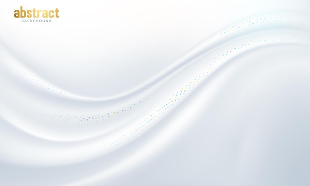 Free vector abstract white background with waves