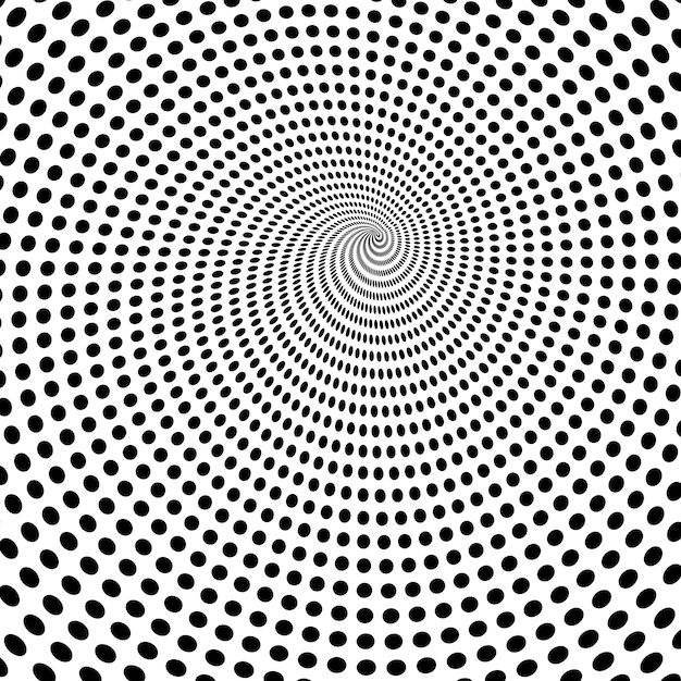 Free vector abstract with vortex of dots