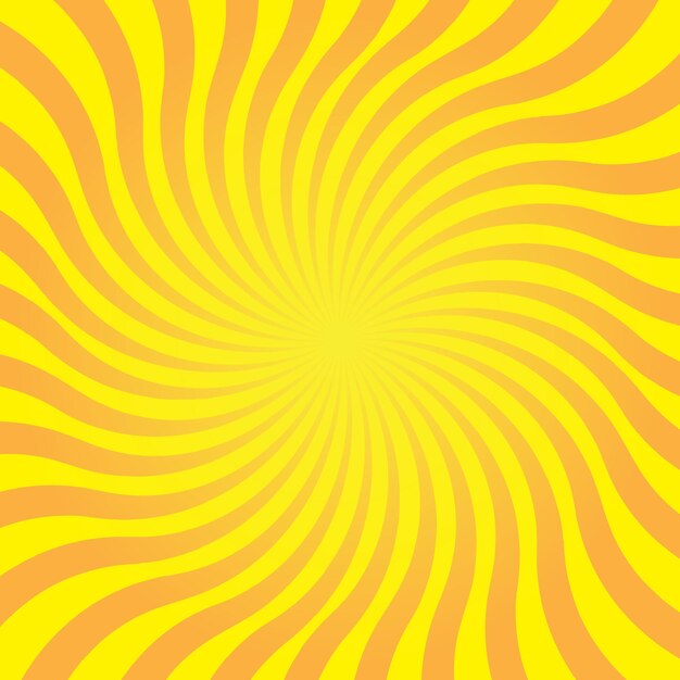 Abstract yellow background with sun ray. summer vector illustration for design