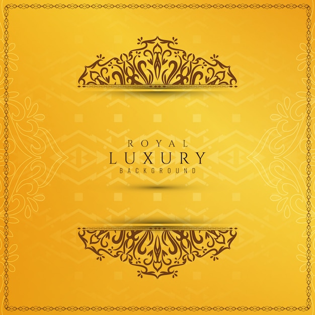 Abstract yellow elegant luxury background