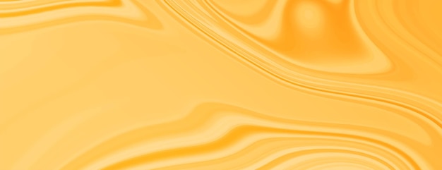 Abstract yellow fluid marble texture background