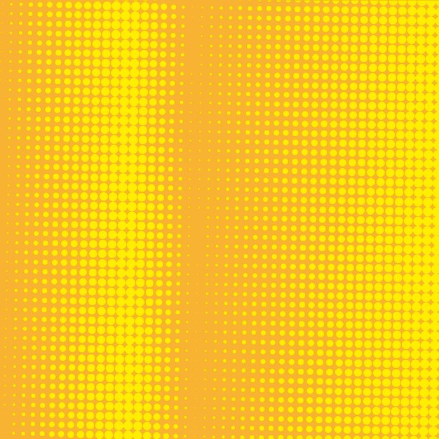 抽象的な黄色のハーフトーンの背景