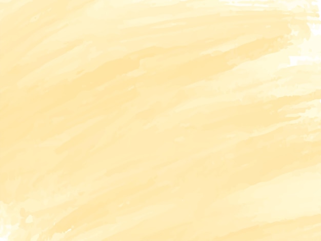 Бесплатное векторное изображение Абстрактный желтый акварельный мазок дизайн фона