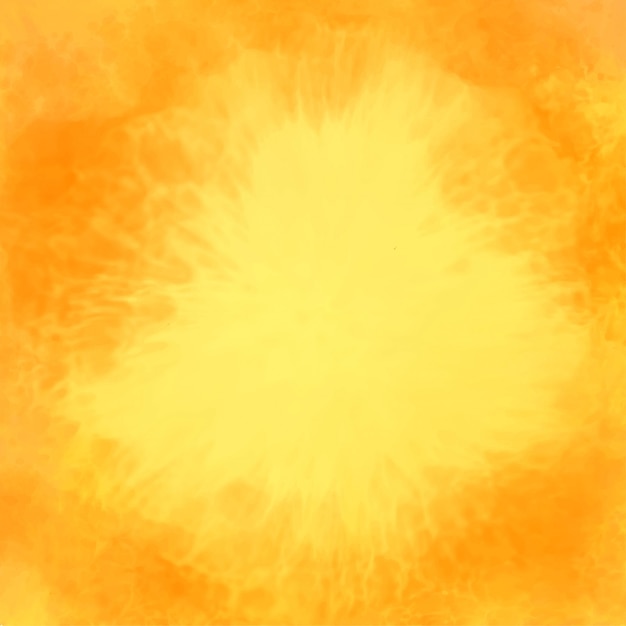 Abstract yellow watercolor texture background