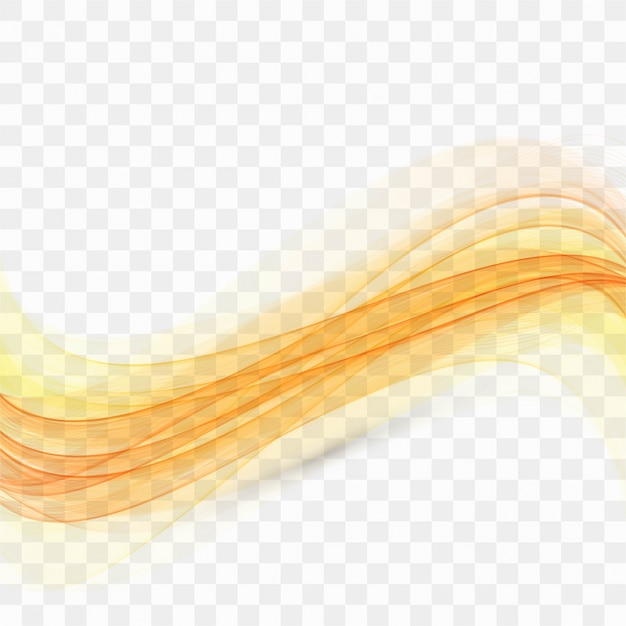 Free vector abstract yellow wavy shapes