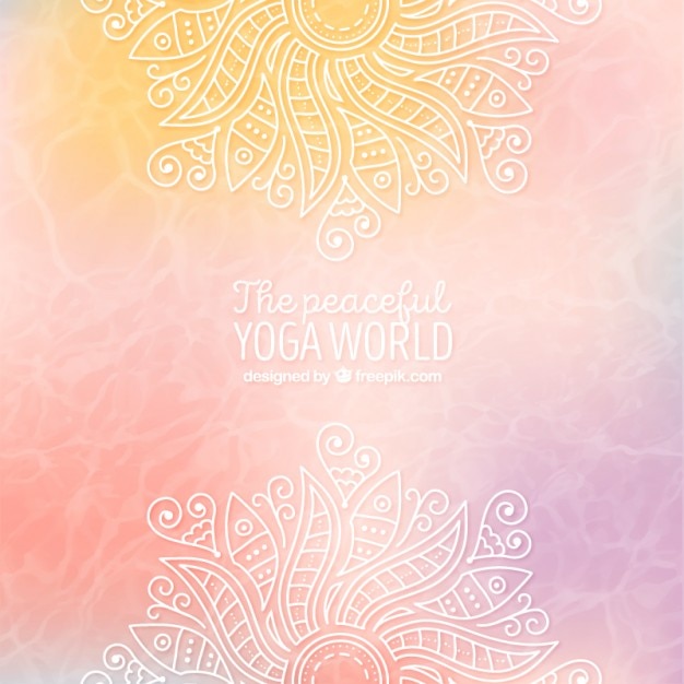 Free vector abstract yoga background
