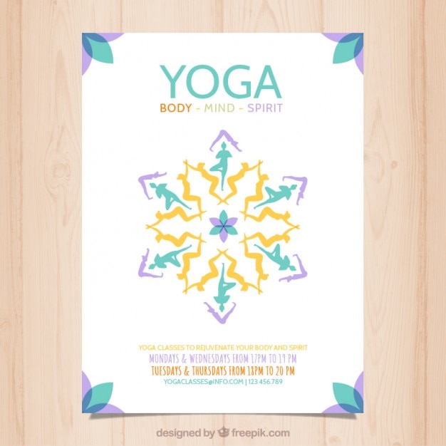 Manifesto astratto yoga