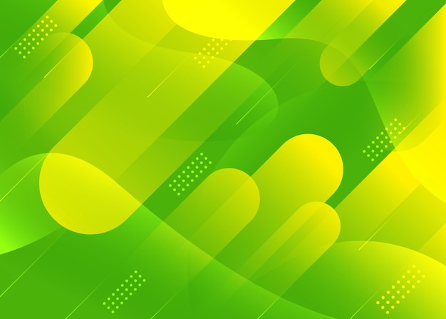 Abtract geometric background in green gradient color