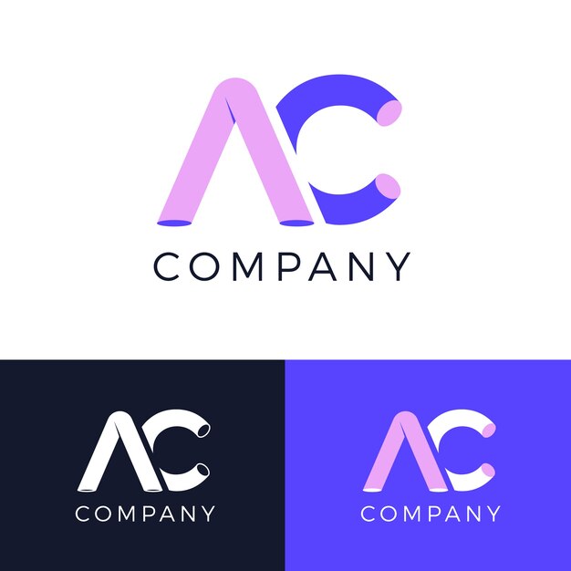 Ac business logo design