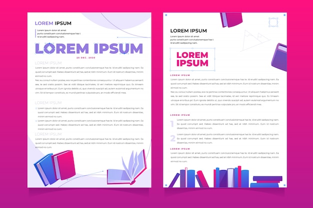 Academic booklet template