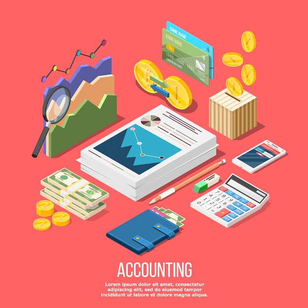 Free vector accounting elements conceptual