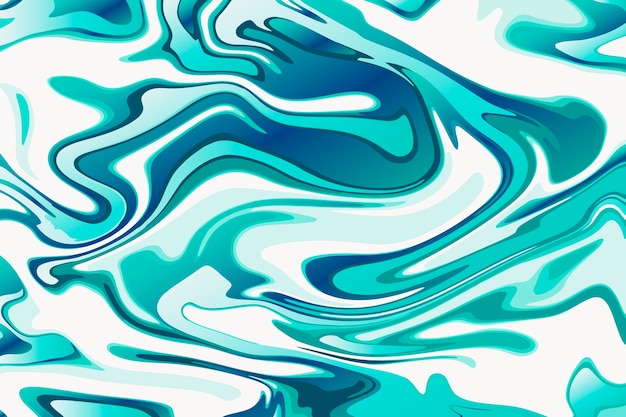 Acid blue and white marble background