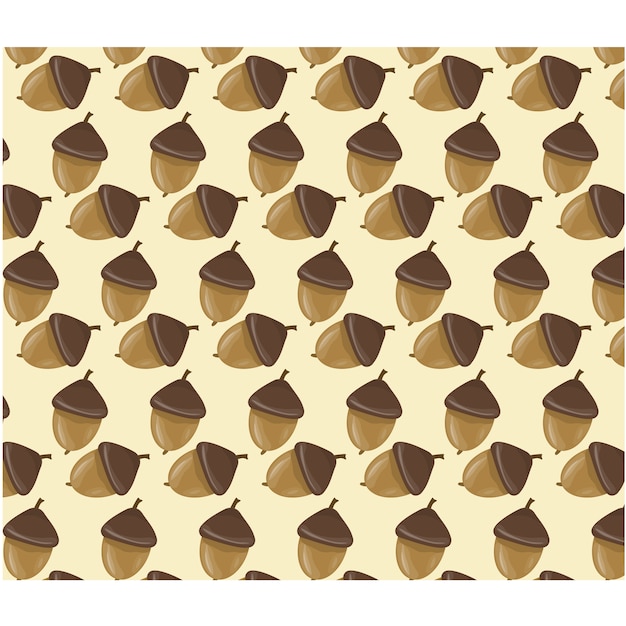 Acorn pattern background