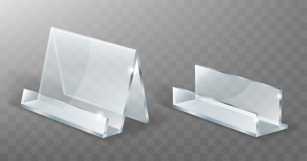 Acrylic holder, glass or plastic display stand