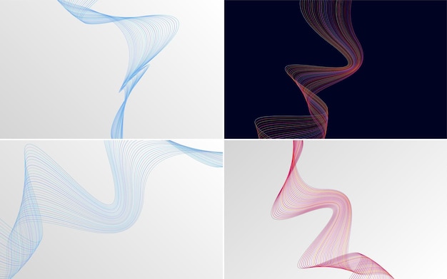 Free vector add a touch of sophistication to your design with this pack of vector backgrounds