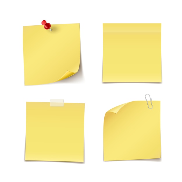 Blank Post It Note (PNG Transparent)