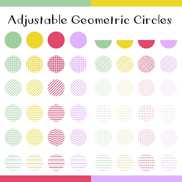 Регулируемые геометрические круги