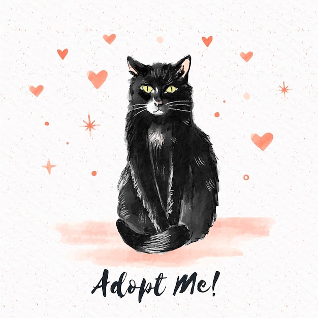 Free vector adopt a pet concept