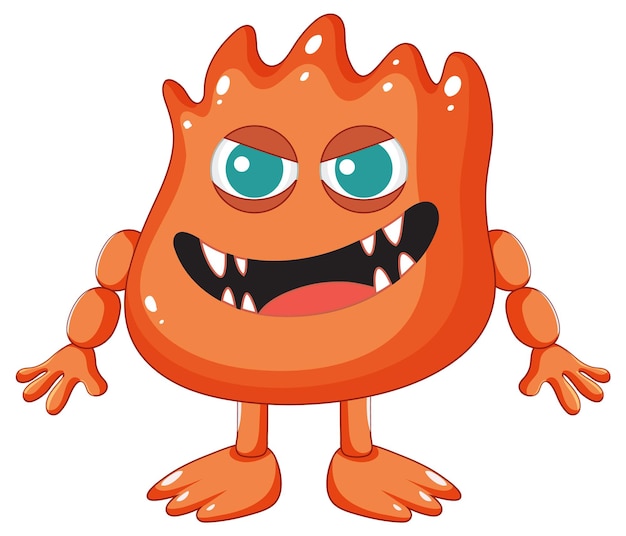 Free vector adorable cartoon alien monsters in vibrant vector style