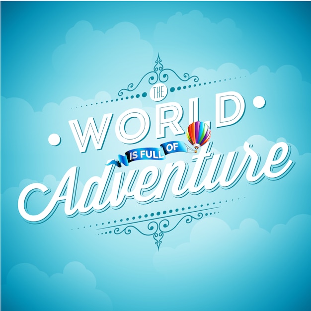 Free vector adventure background design