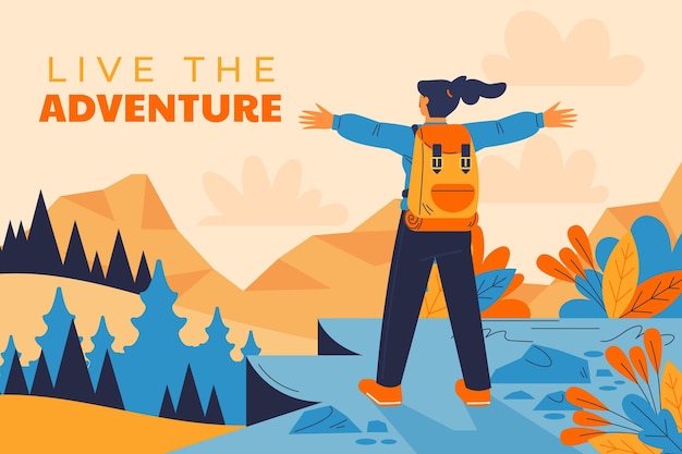 Free vector adventure background