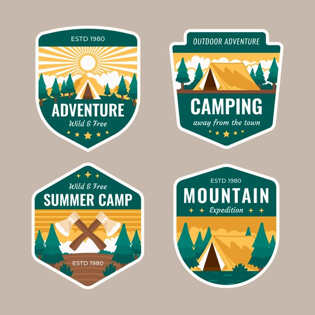 Adventure badges collection