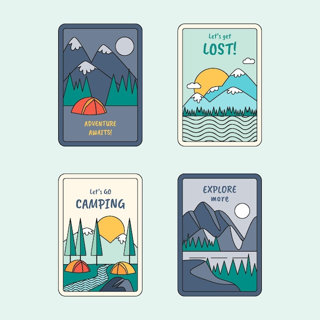 Adventure badges collection