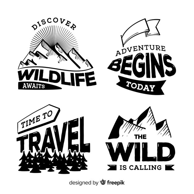 Adventure logo collection