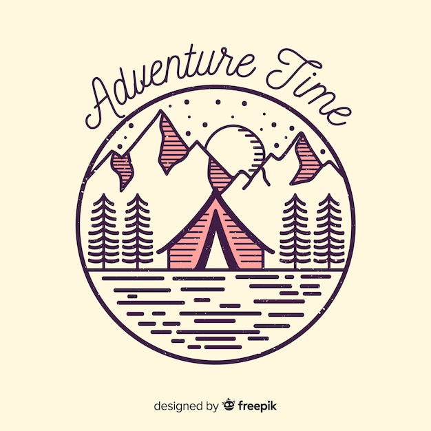 Free vector adventure logo