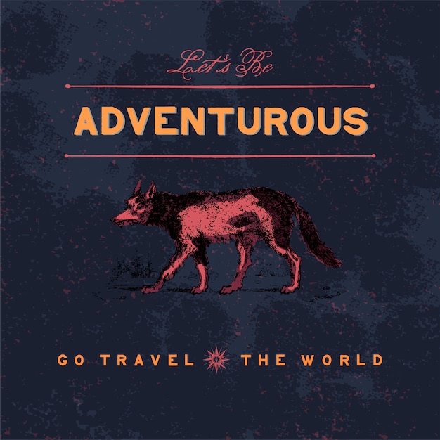 Free vector adventurous travel logo design vector