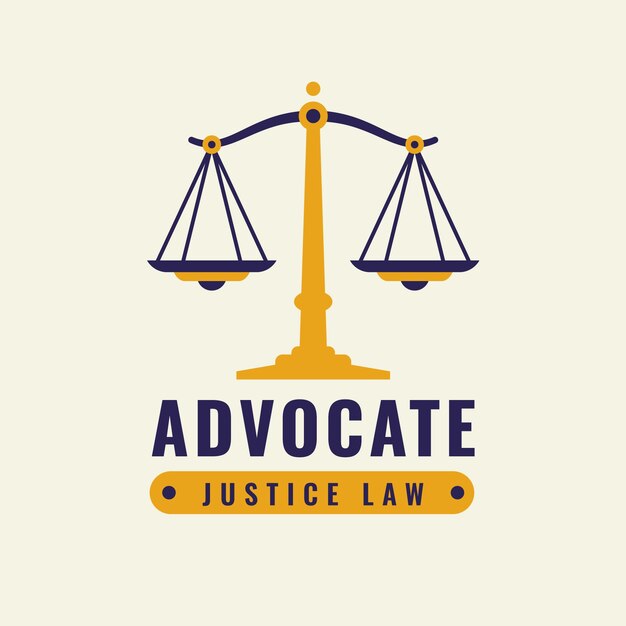 Advocate logo design template