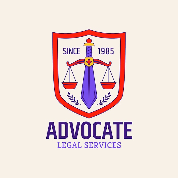 Advocate logo design template