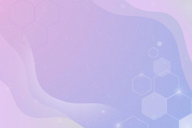 Free vector aesthetic background vector with hexagons