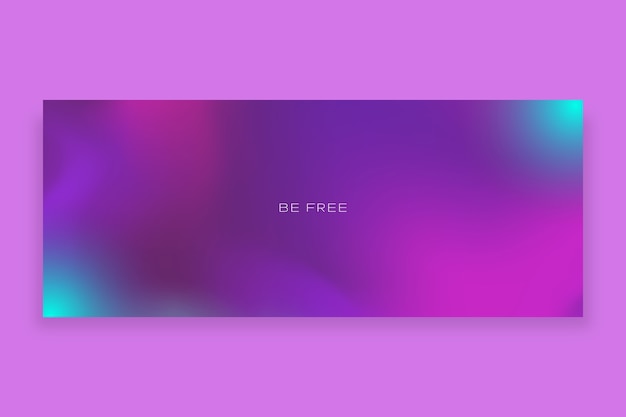 Бесплатное векторное изображение Эстетическая неоновая обложка