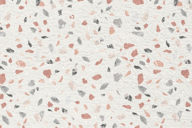 Free vector aesthetic terrazzo background, abstract pastel pattern vector