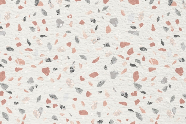 Aesthetic Terrazzo background, abstract pastel pattern vector