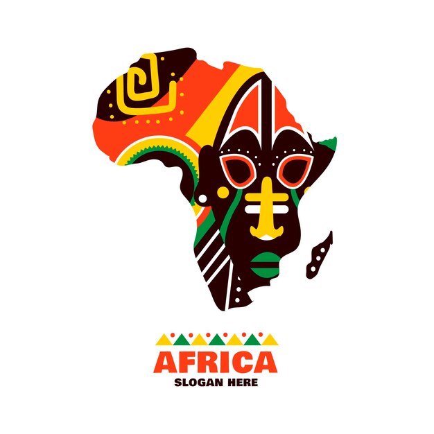 아프리카지도 로고
