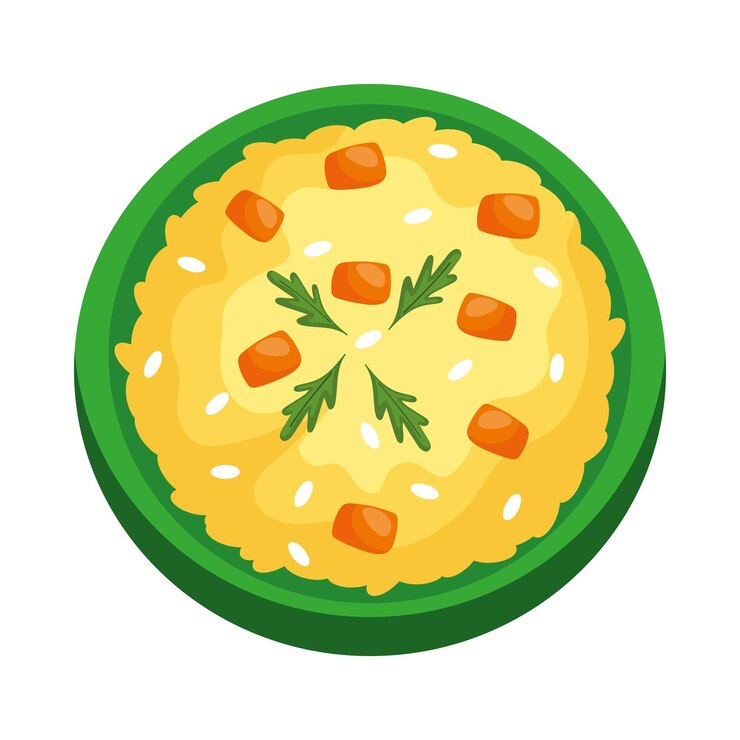 Free Vector african food jollof rice