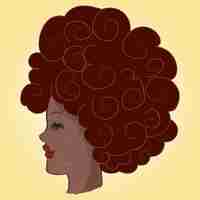 Free vector afro hair